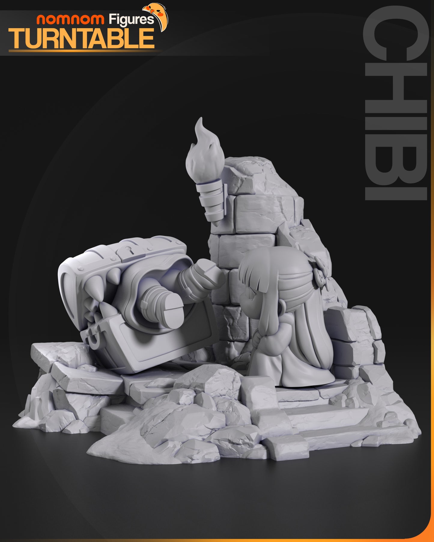 Chibi Frieren Mimic Chest
